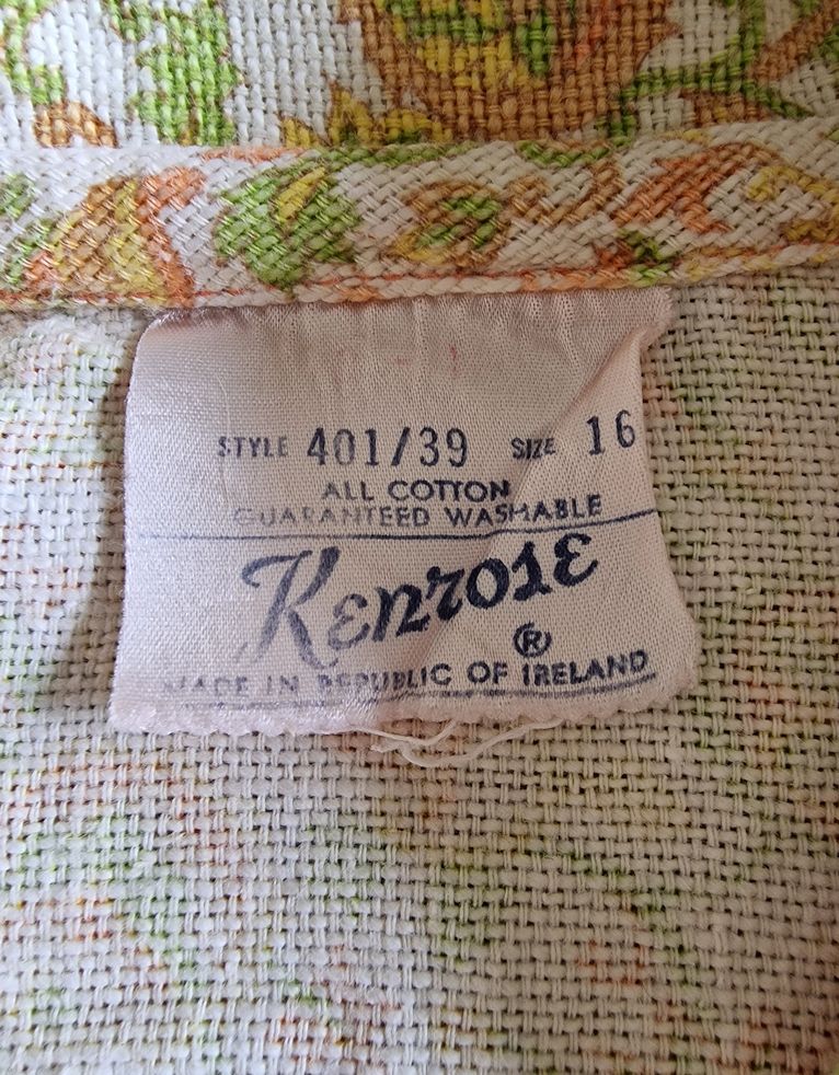 Dress Kenrose Ireland sleeveless 1960s size L - 3