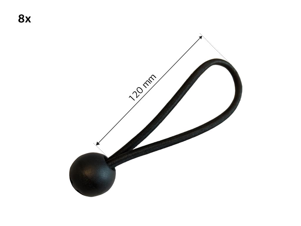BERG Reservdel Elastic Band + Ball (120 mm) (8x)
