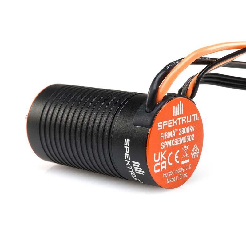 Spektrum Firma Sensored Brushless Motor ESC / 2800Kv 2-in-1 Combo - 4