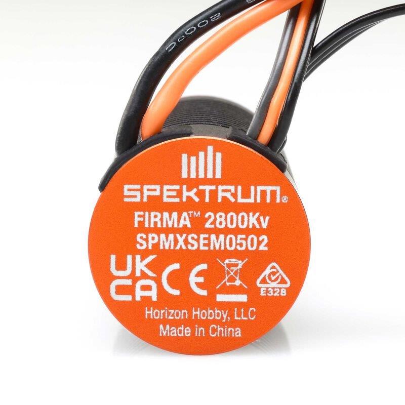 Spektrum Firma Sensored Brushless Motor ESC / 2800Kv 2-in-1 Combo - 5