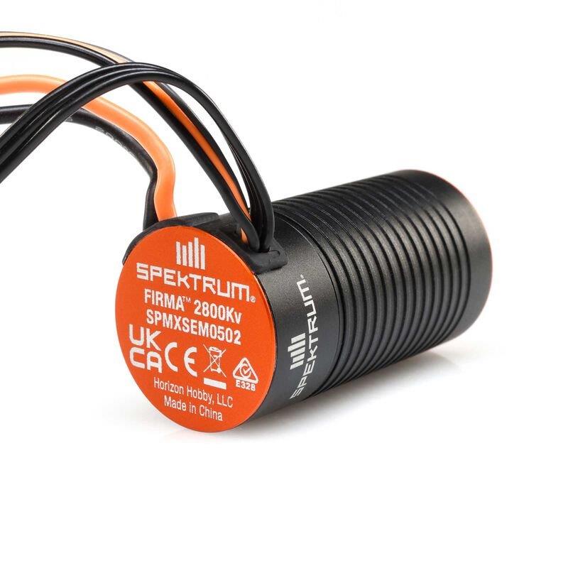 Spektrum Firma Sensored Brushless Motor ESC / 2800Kv 2-in-1 Combo - 8