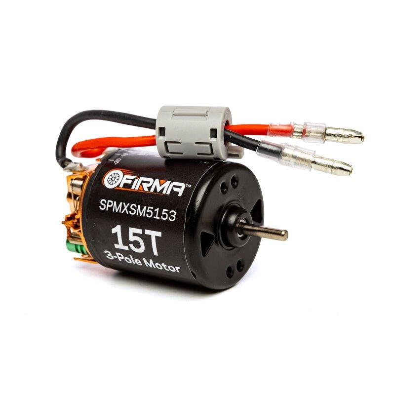Spektrum Firma 70A Brushed Smart ESC, 2S-3S: IC3 / 15T Brushed Motor Combo - 2