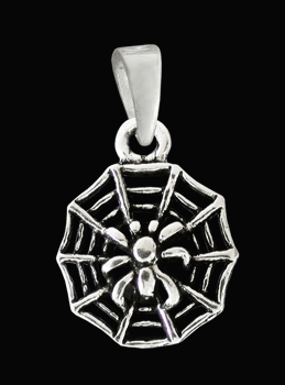 Litet spindel halsband i Äkta silver.