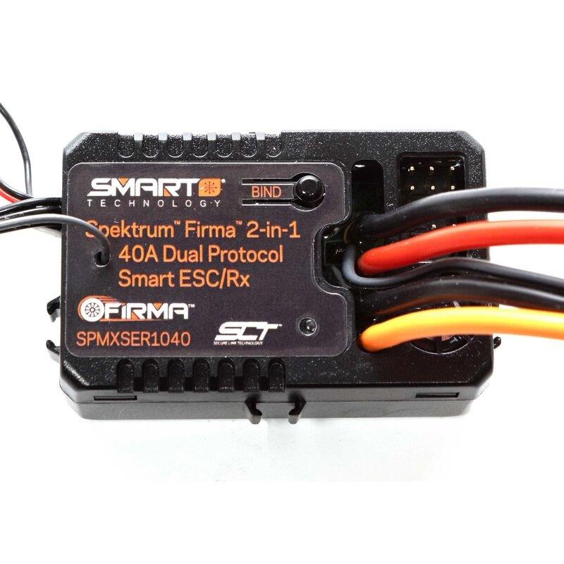 Spektrum Firma 40A Smart Dual Protocol 2-in-1 ESC and Receiver