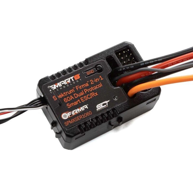 Spektrum Firma 60A Smart Dual Protocol 2-in-1 ESC and Receiver - 2