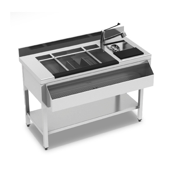 Cocktailbar station neutral med ho
