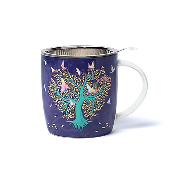 2 st. Temugg med sikt Turturduvor -- 400 ml