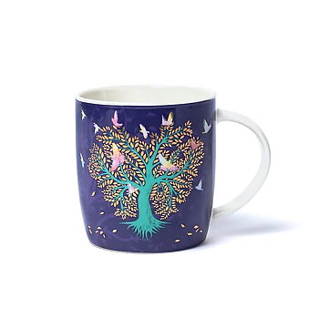 2 st. Temugg med sikt Turturduvor -- 400 ml