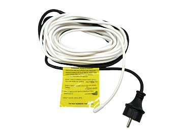 Silikonheizkabel mit Thermostat und Stecker - 1,5 m