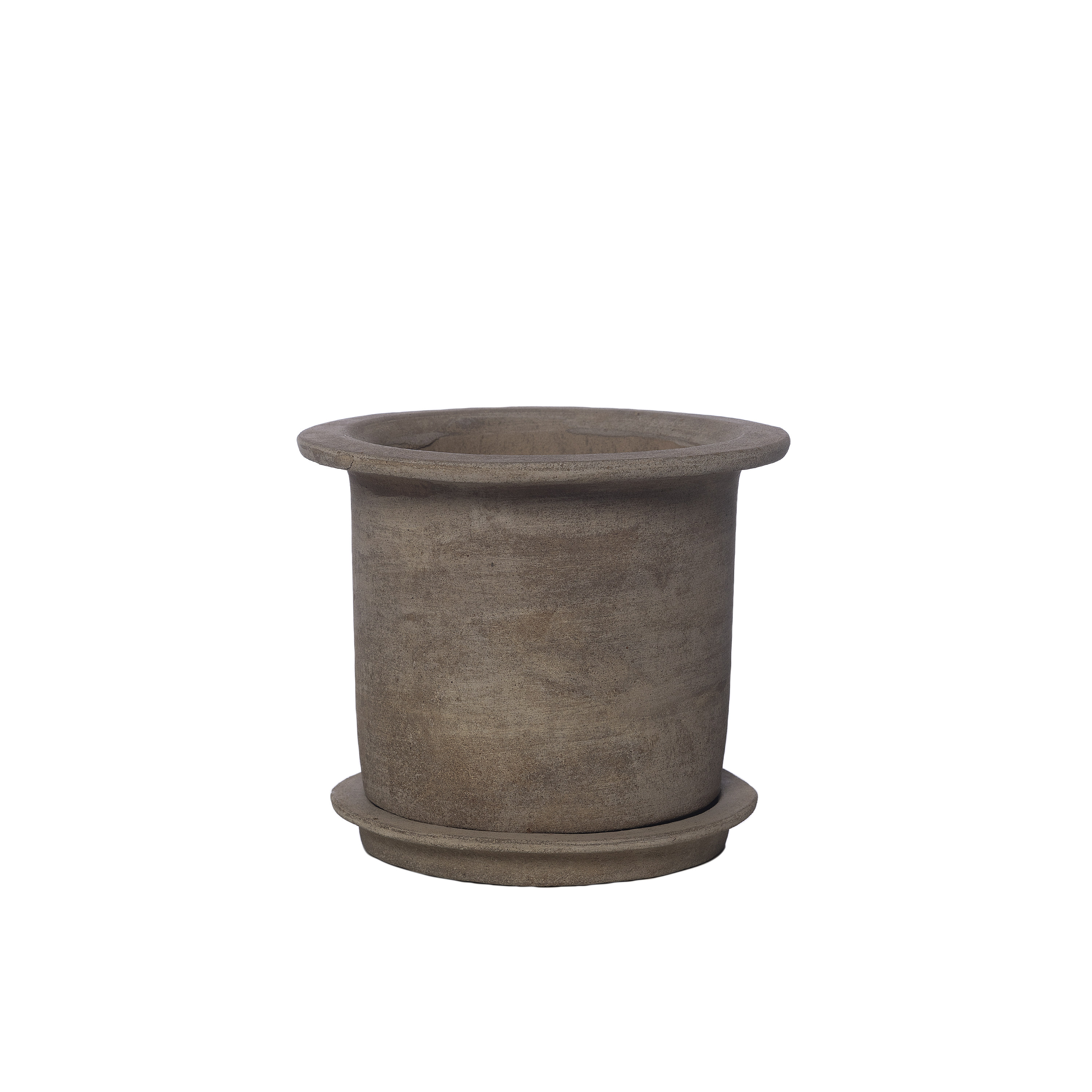Kruka Med Fat ERNST 24 cm - Brun Terracotta - 3