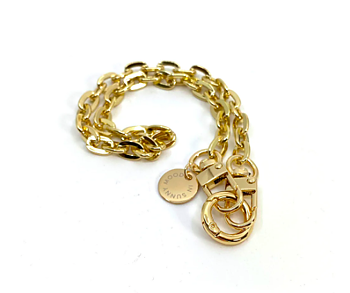 Flash Chain mobilarmband guld 