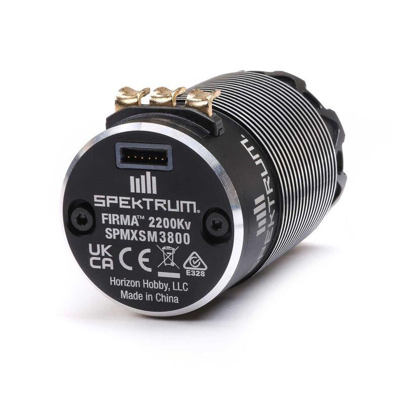 Spektrum Firma 2200Kv Brushless Sensored Motor, 5mm - 7
