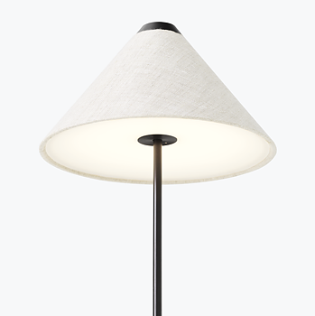 Brolly Bordslampa laddbar linne