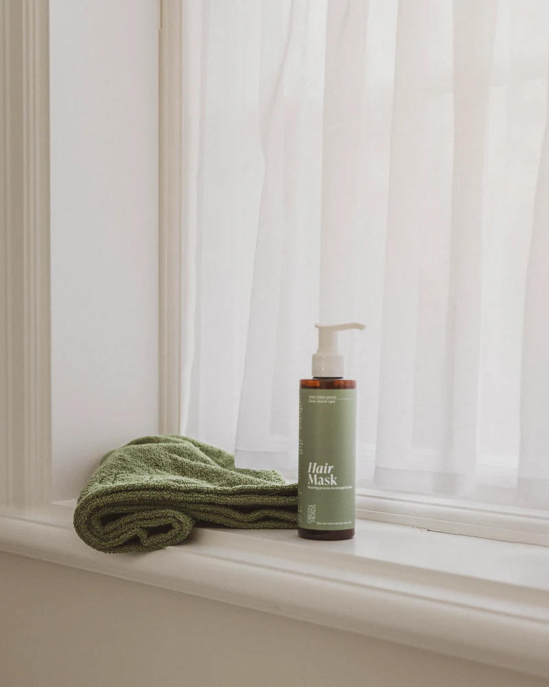 Green Heads Hair Towel Wrap - Hårhandduk - 2