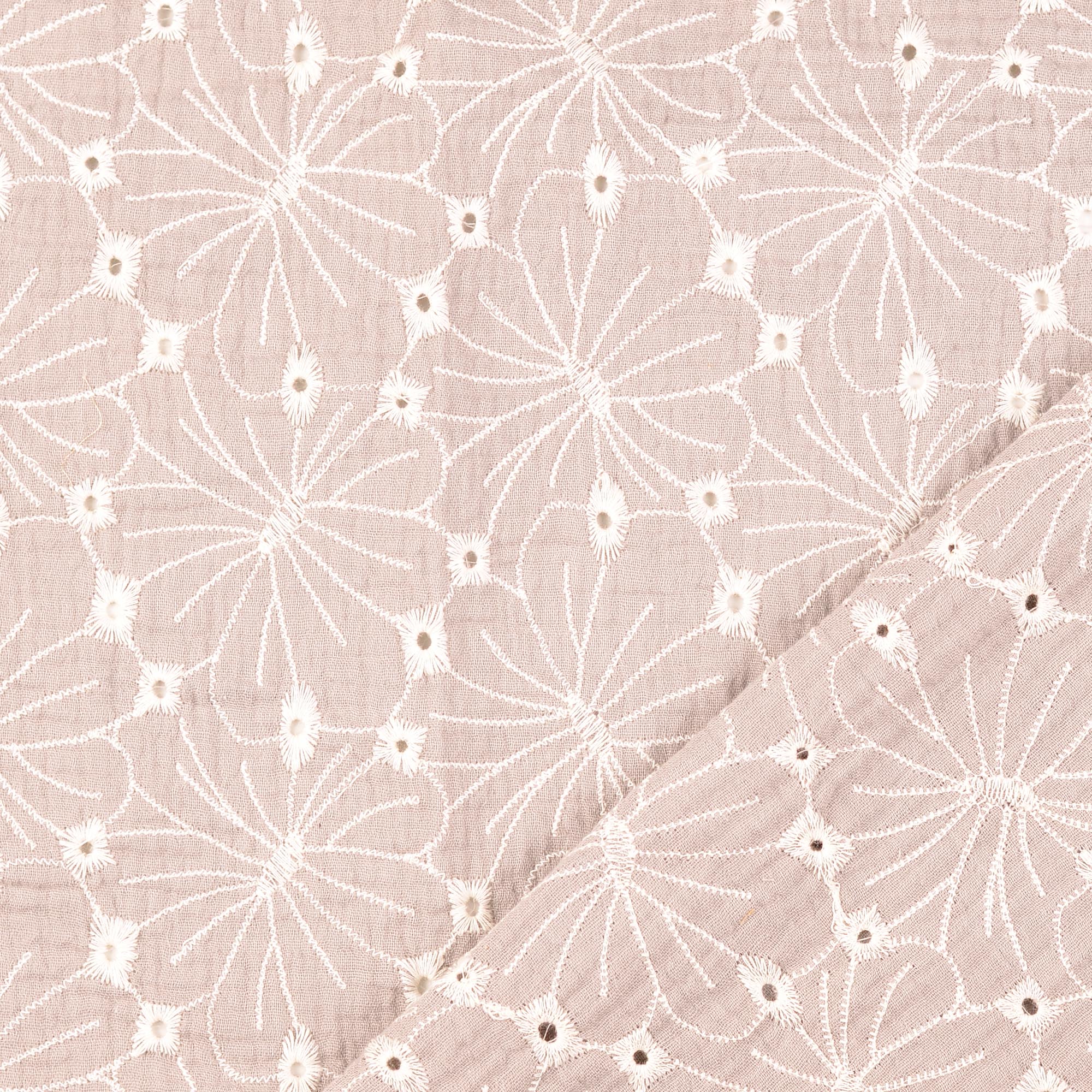 MUSLIN FLORALS - SAND - 4