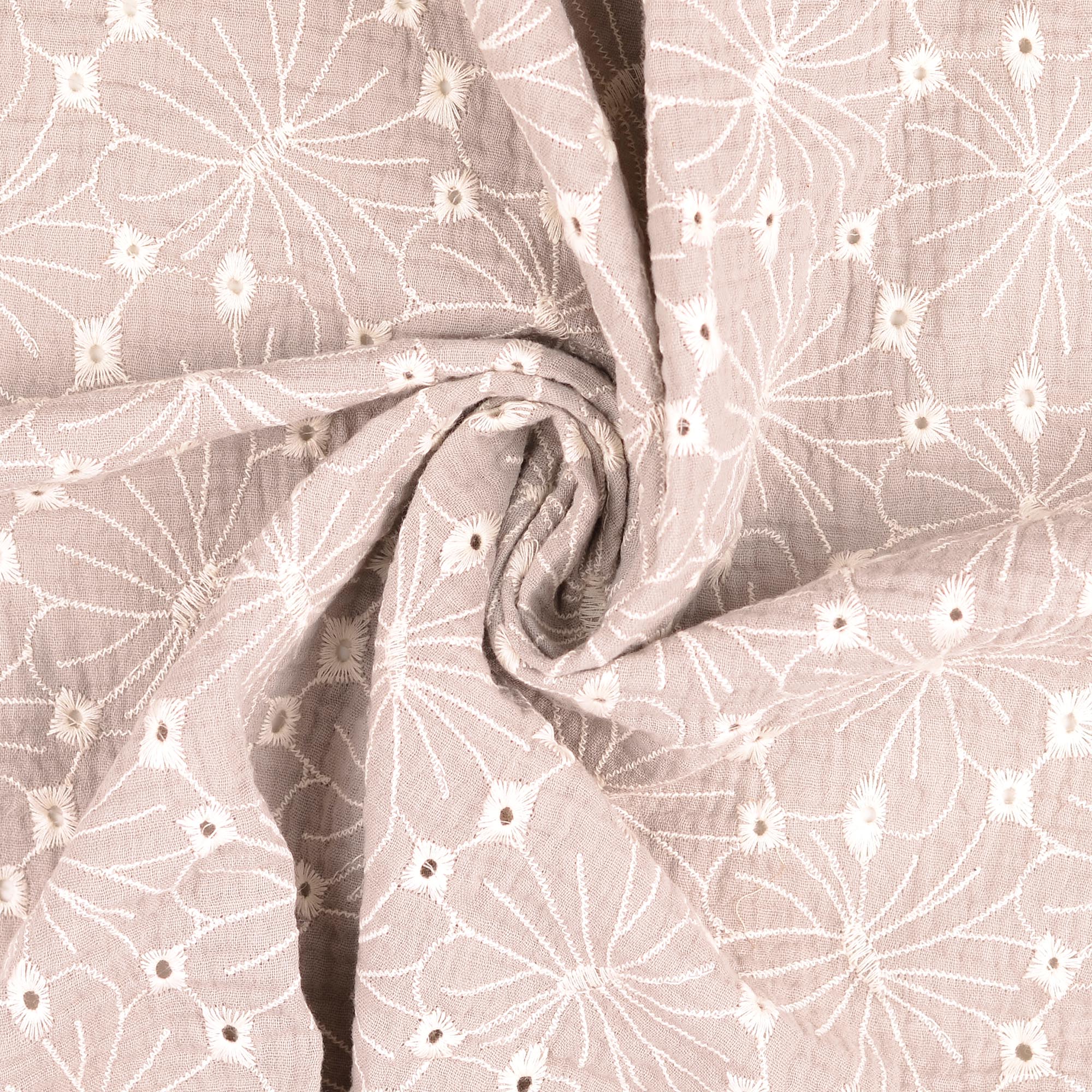 MUSLIN FLORALS - SAND - 5