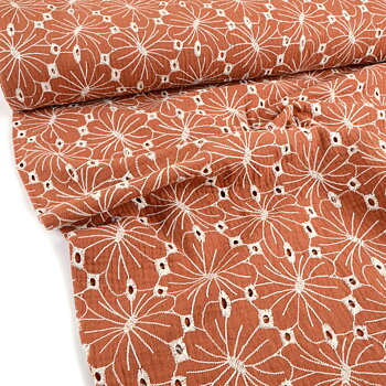 MUSLIN FLORALS - RUSTY