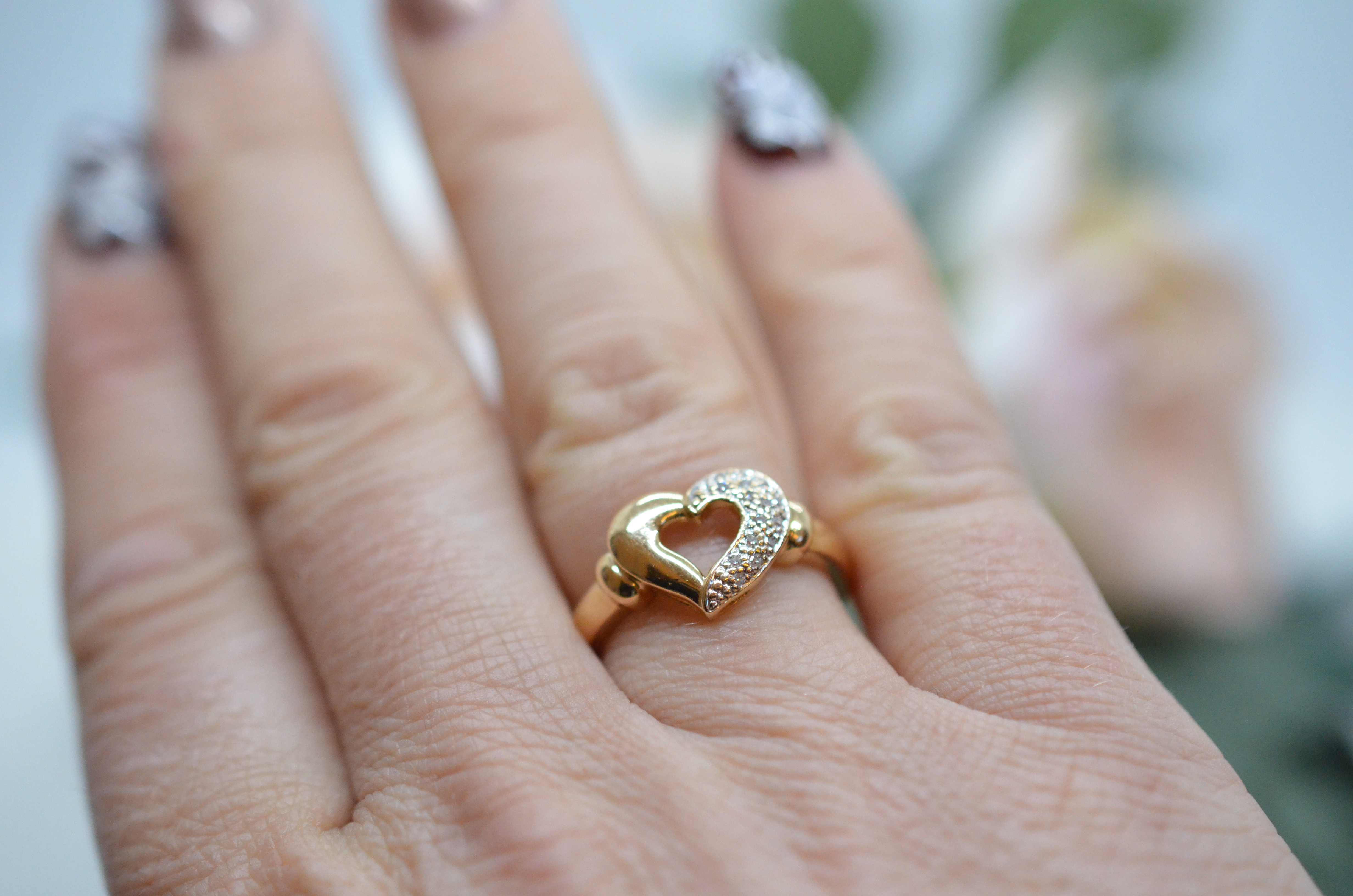 Second Hand 18k diamantring - 5