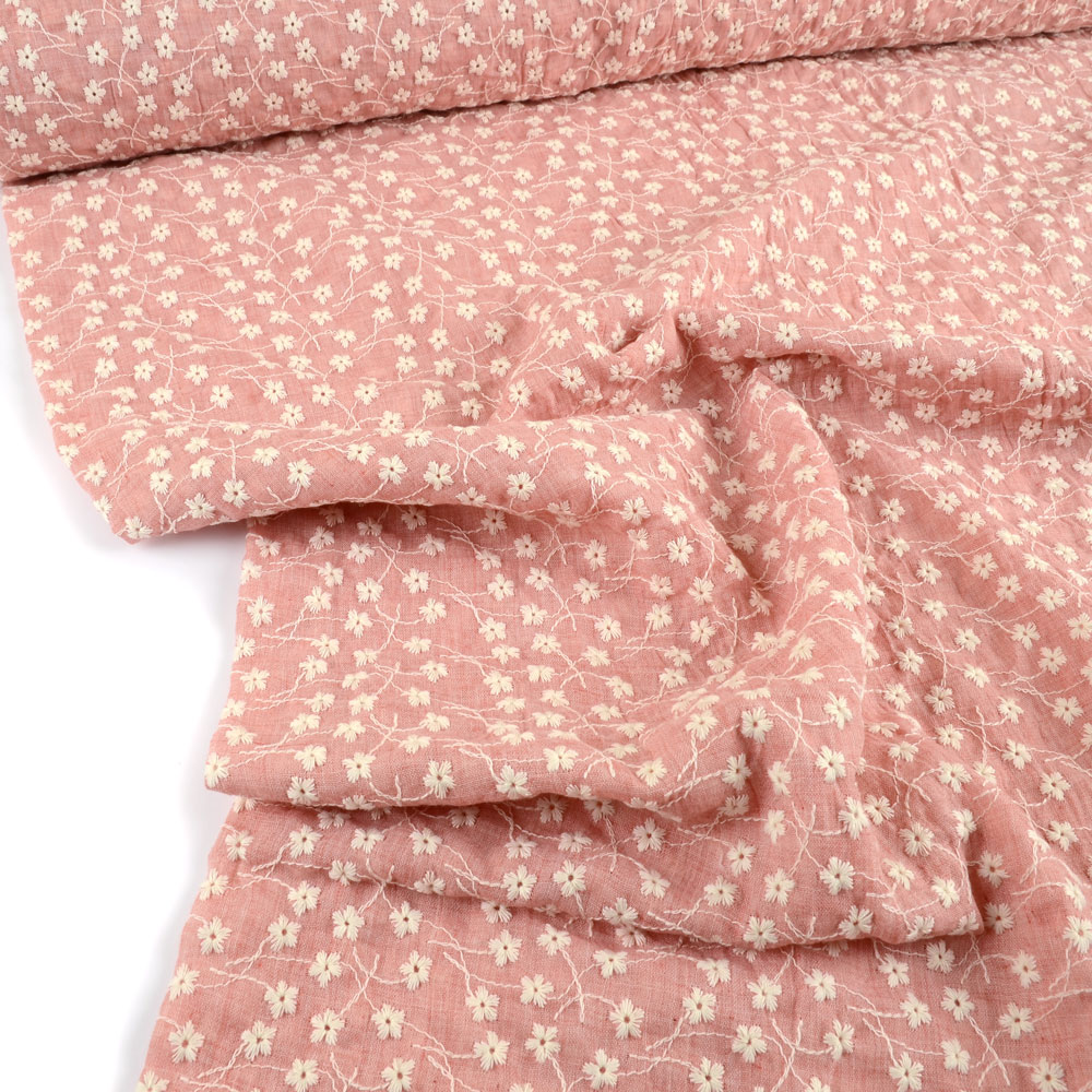MUSLIN MINI FLOWER - ROSE
