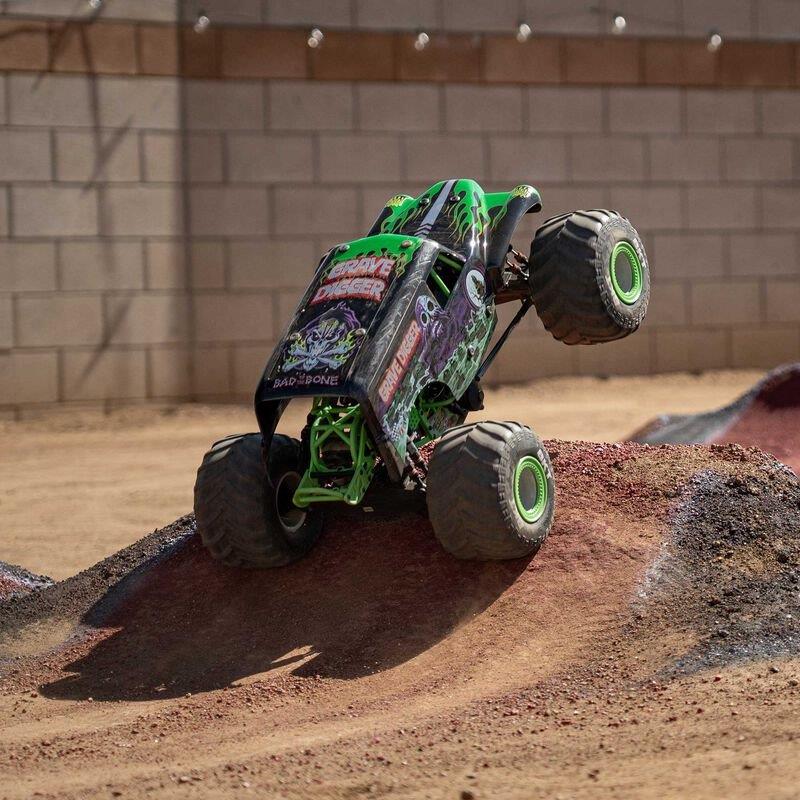 LOSI 1/8 LMT 2.0 Grave Digger 4X4 Solid Axle Brushless Monster Truck RTR, Green - 4