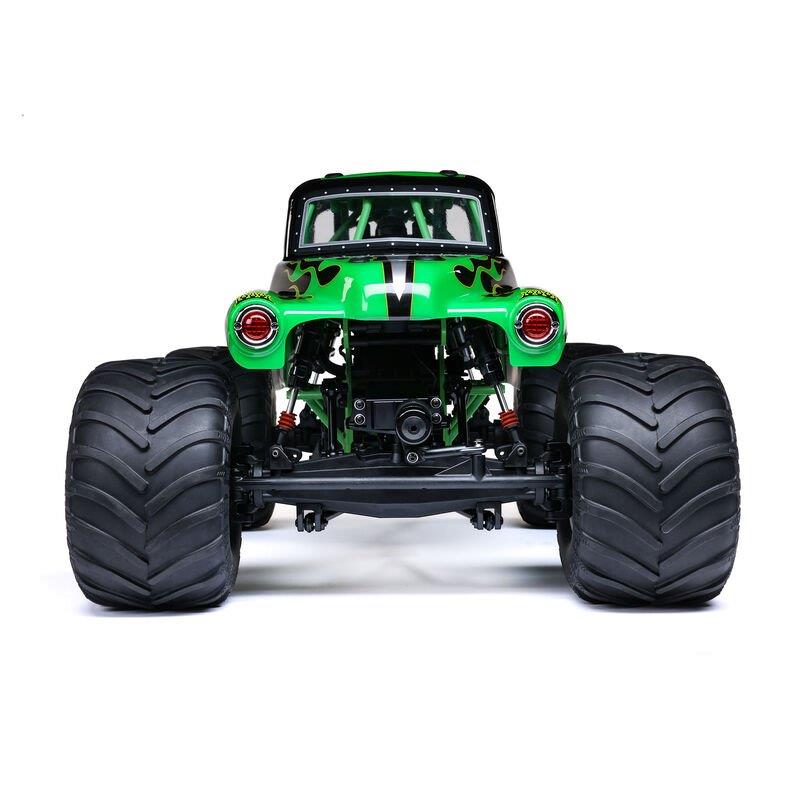LOSI 1/8 LMT 2.0 Grave Digger 4X4 Solid Axle Brushless Monster Truck RTR, Green - 15