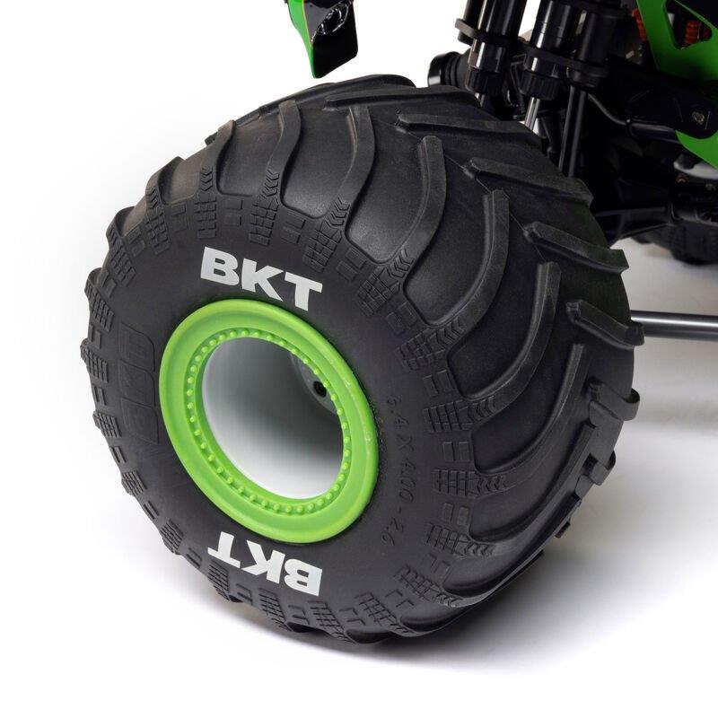 LOSI 1/8 LMT 2.0 Grave Digger 4X4 Solid Axle Brushless Monster Truck RTR, Green - 23