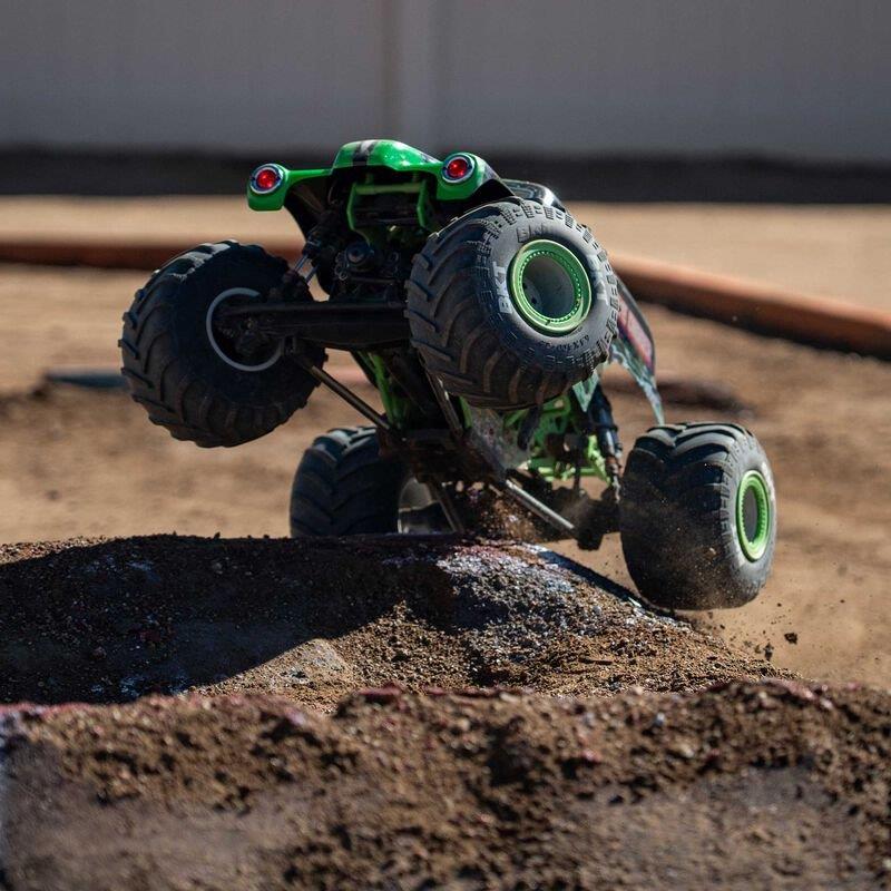 LOSI 1/8 LMT 2.0 Grave Digger 4X4 Solid Axle Brushless Monster Truck RTR, Green - 10