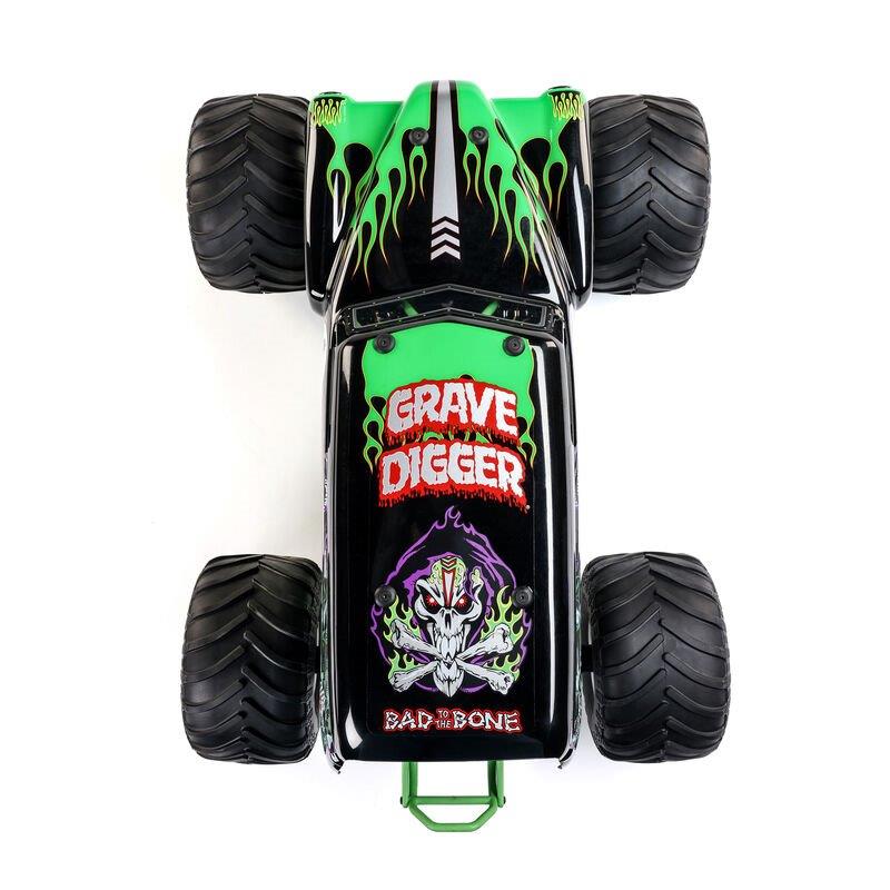 LOSI 1/8 LMT 2.0 Grave Digger 4X4 Solid Axle Brushless Monster Truck RTR, Green - 17