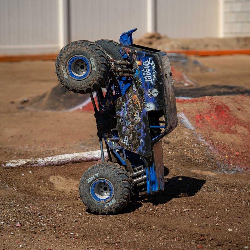 LOSI 1/8 LMT 2.0 Son-Uva Digger 4X4 Solid Axle Brushless Monster Truck RTR, Blue - 6