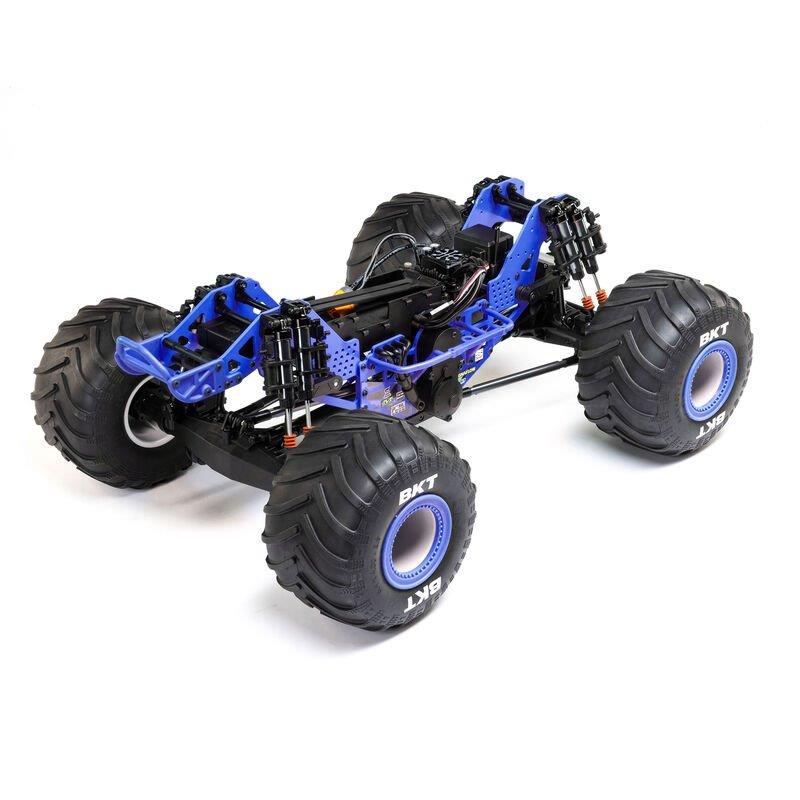 LOSI 1/8 LMT 2.0 Son-Uva Digger 4X4 Solid Axle Brushless Monster Truck RTR, Blue - 17