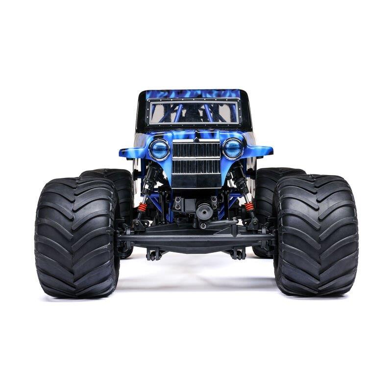 LOSI 1/8 LMT 2.0 Son-Uva Digger 4X4 Solid Axle Brushless Monster Truck RTR, Blue - 12