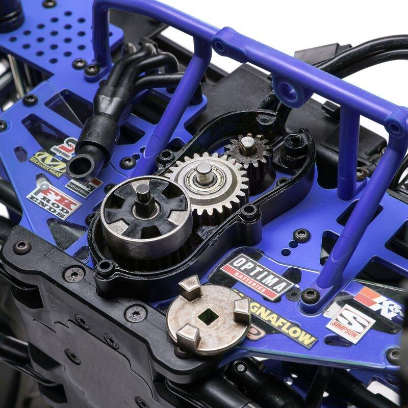 LOSI 1/8 LMT 2.0 Son-Uva Digger 4X4 Solid Axle Brushless Monster Truck RTR, Blue - 22