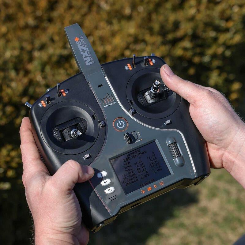 Spektrum NX7e+ 14-Channel DSMX Transmitter Only, Black Edition - 6