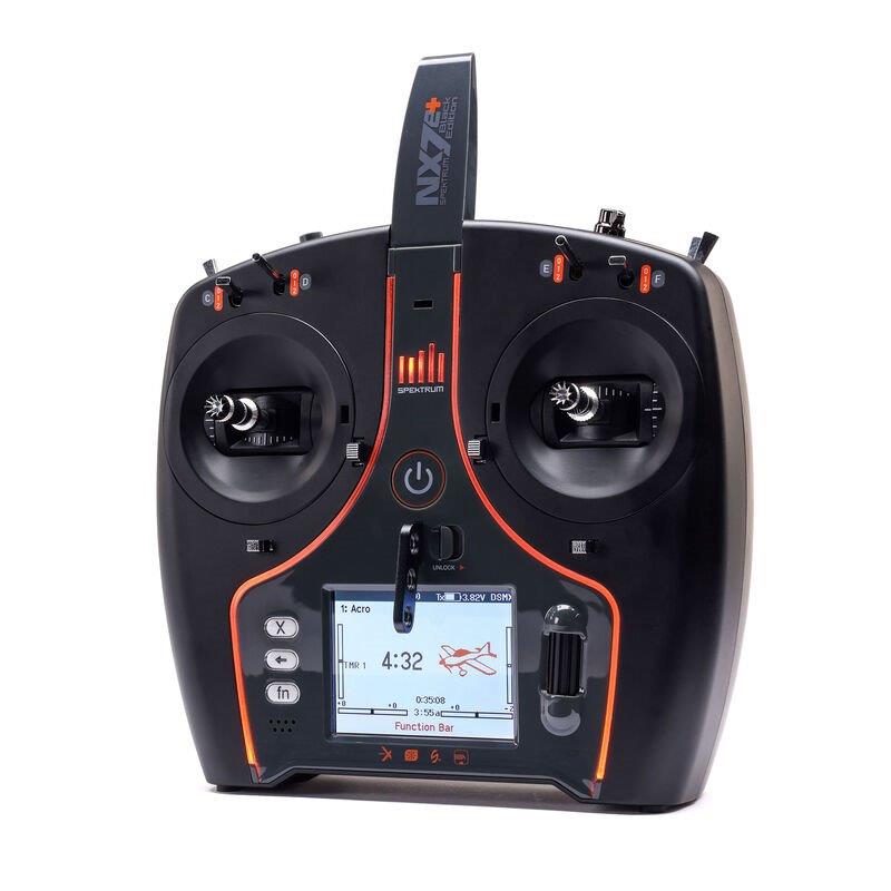 Spektrum NX7e+ 14-Channel DSMX Transmitter Only, Black Edition - 7