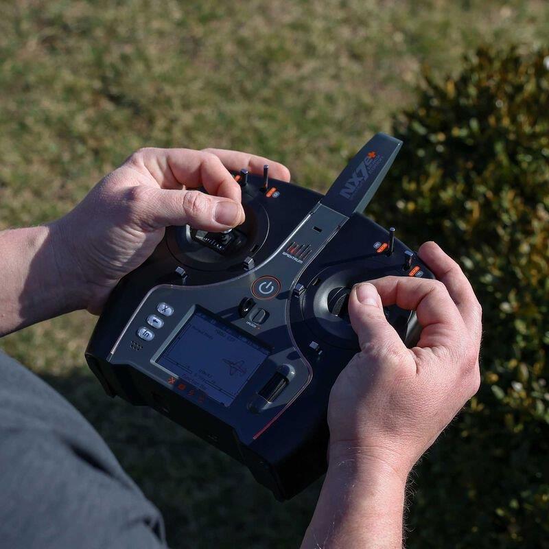 Spektrum NX7e+ 14-Channel DSMX Transmitter Only, Black Edition - 4