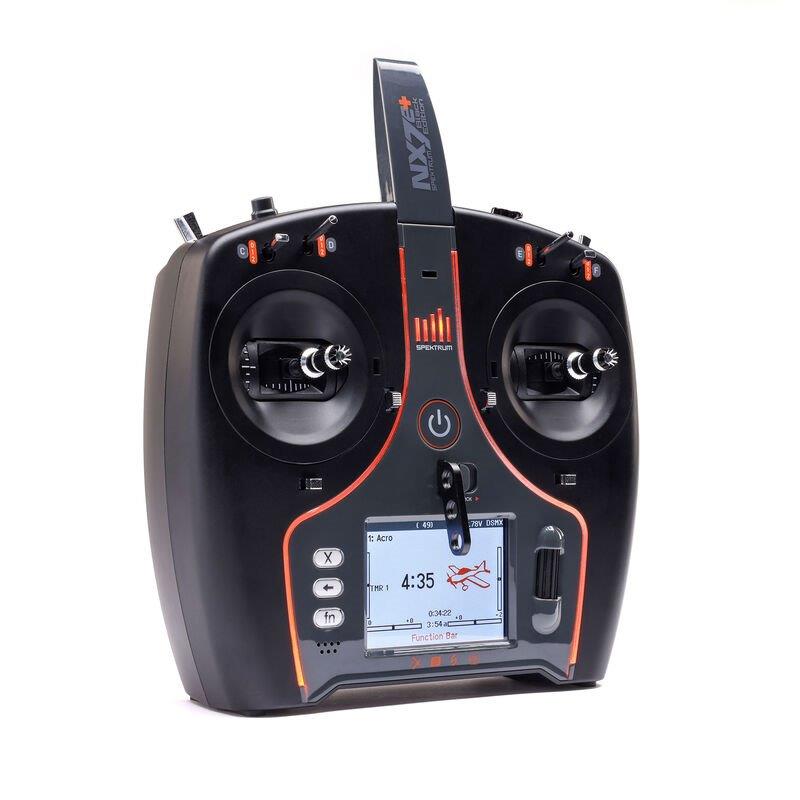 Spektrum NX7e+ 14-Channel DSMX Transmitter Only, Black Edition - 8