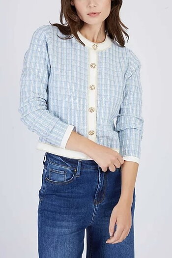 Derhy  - Florinda Cardigan Blue