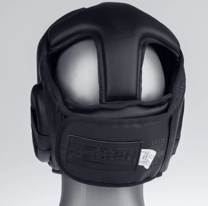 Fighters Inc Headguard Sparring Black - 4