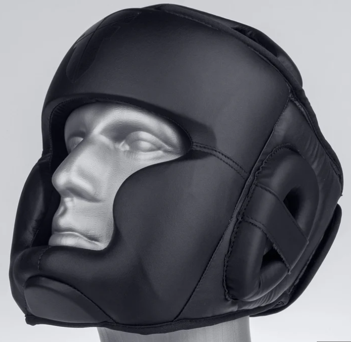 Fighters Inc Headguard Sparring Black - 2