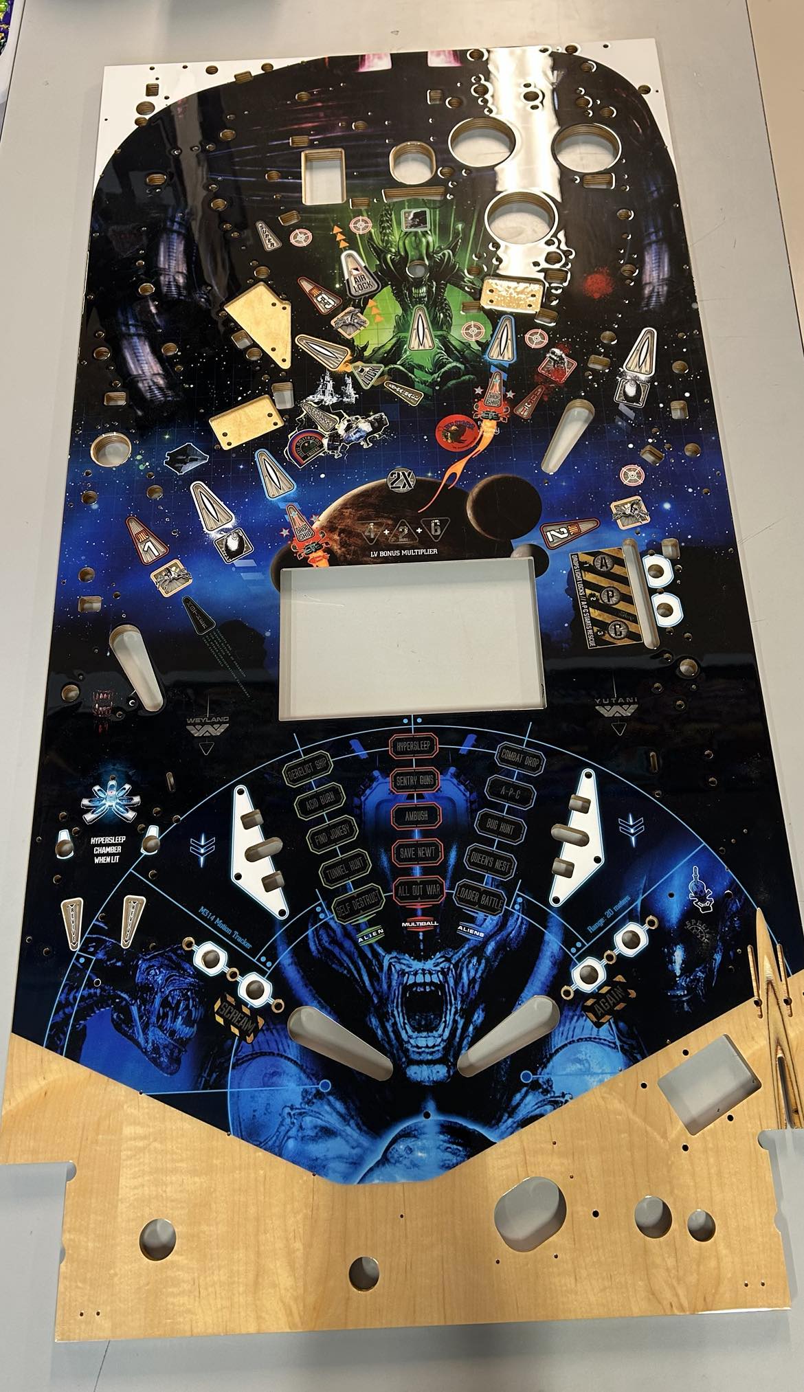 Alien - Heighway Pinball - Playfield - (Scratch and Dent, NOS)