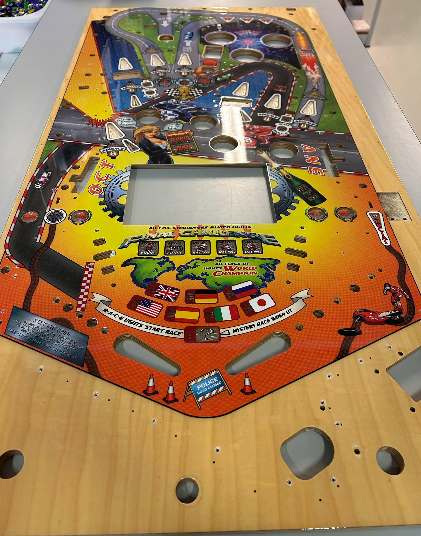 Full Throttle - Heighway Pinball - Spelplan (Scratch and Dent, NOS) - 3
