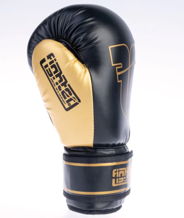 Fighters Inc Boxhandske DYNAMIC Svart/Guld 6-16 oz - 2
