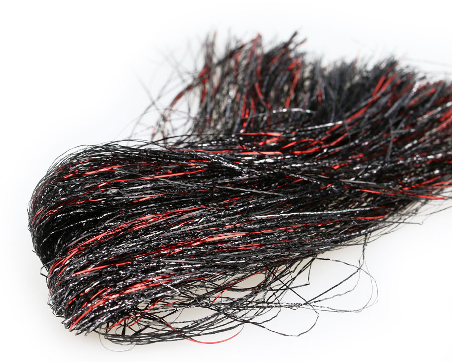 New Sparkle Hair Red Black