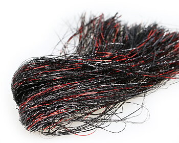 New Sparkle Hair Red Black