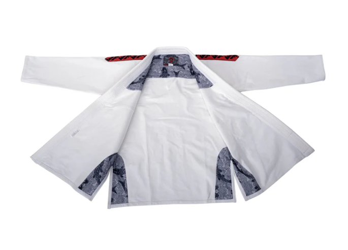 Fighters Inc BJJ Gi SAMURAI White - 2