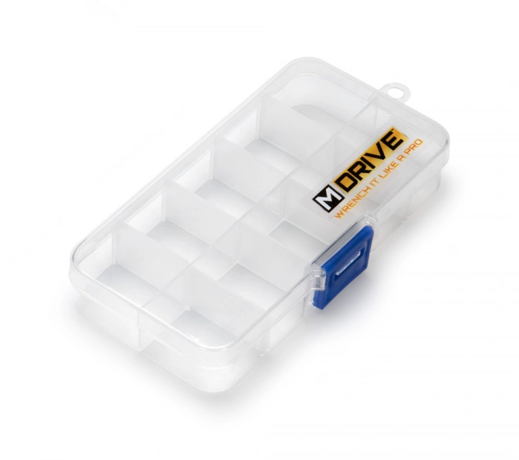 M-Drive MD91100 Skruv & Mutter Låda 10-fack - 127x66x22mm - 2
