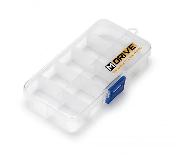 M-Drive MD91100 Skruv & Mutter Låda 10-fack - 127x66x22mm