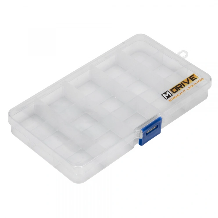 M-Drive MD91110 Skruv & Mutter Låda 15-fack - 172x97x22mm - 2