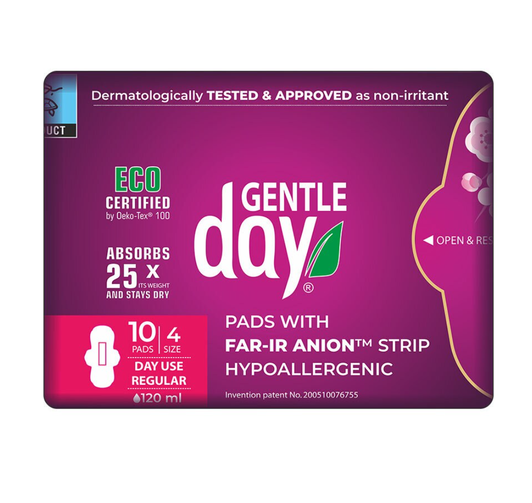 Binda regular storlek 4 10 st Gentle Day