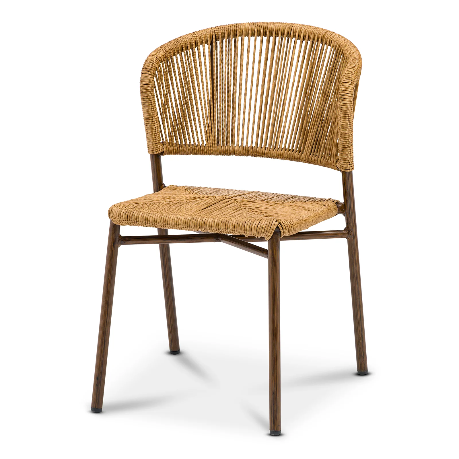Nantes chair, Brown/natural fiber rattan